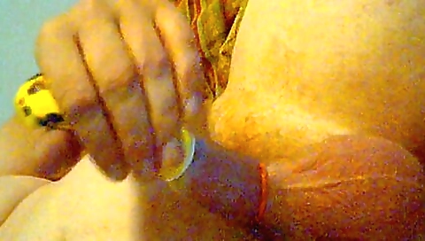 Sexy brunette hair shows off her tight pussy