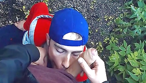 Mature and two guys are a double penetration of bathrobez ments