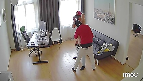 Hot girl's first time with a website